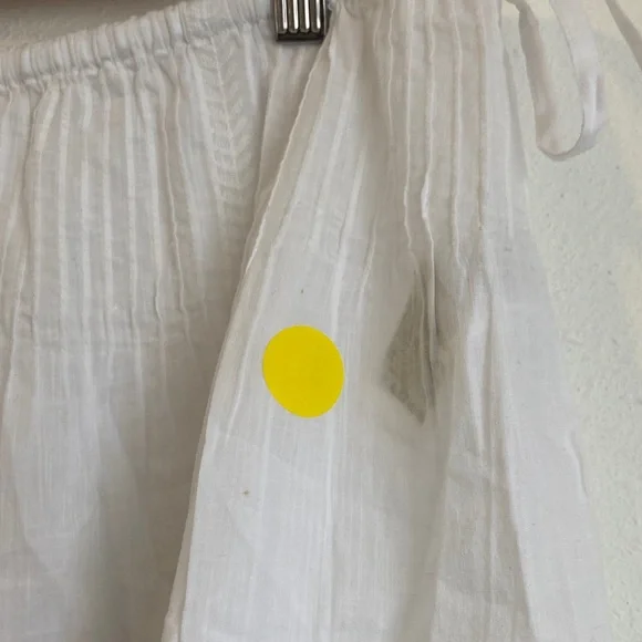 J.Crew Women's Embroidered side-tie mini skirt Large White Color - Picture 5 of 8